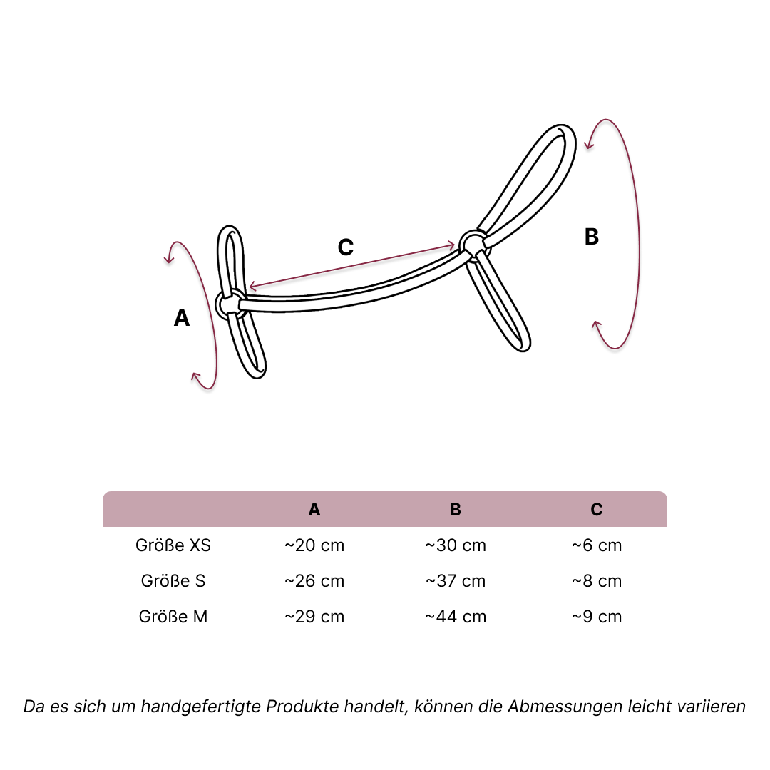 Schwarzes Halfter mit Full rosa Fell - Kunstleder