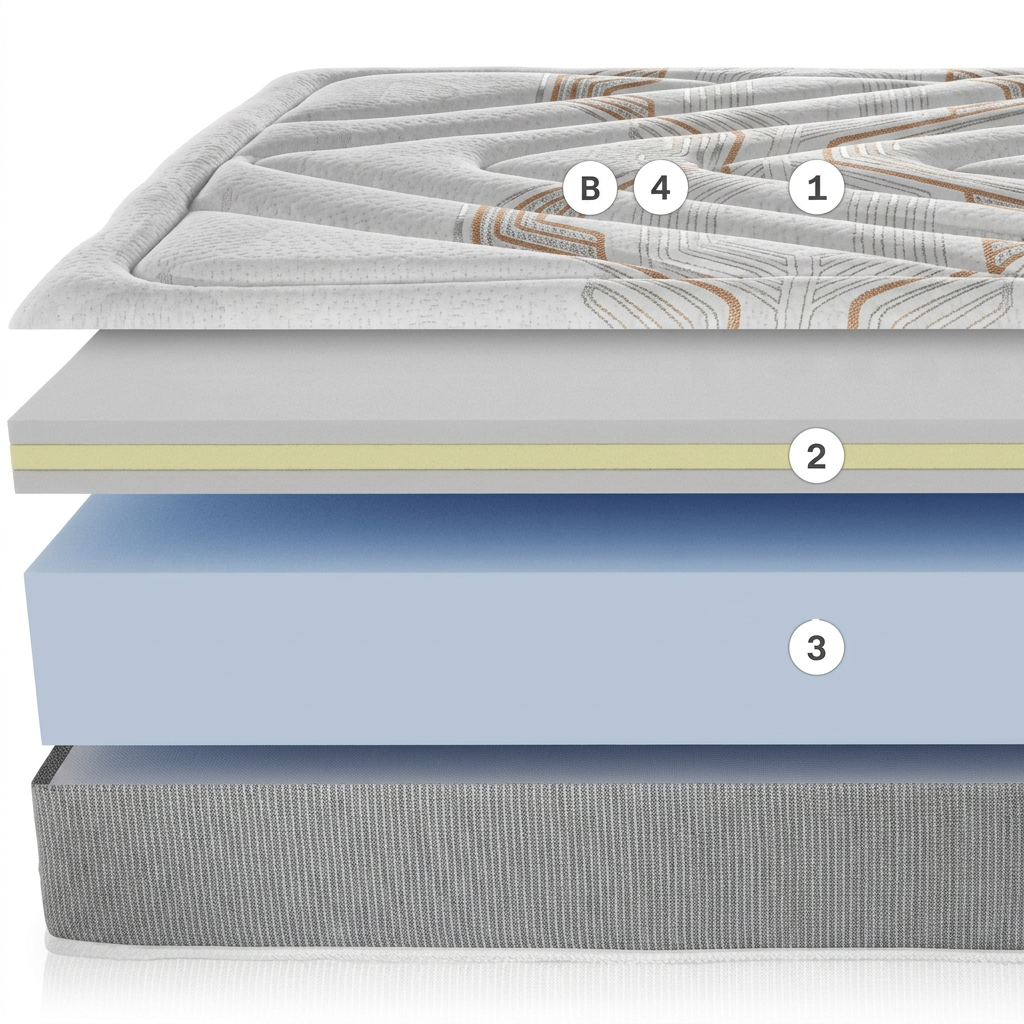 Matrace PIKOLIN Casiopea 90x200 pěnová BULTEX NANOTECH - AKCE