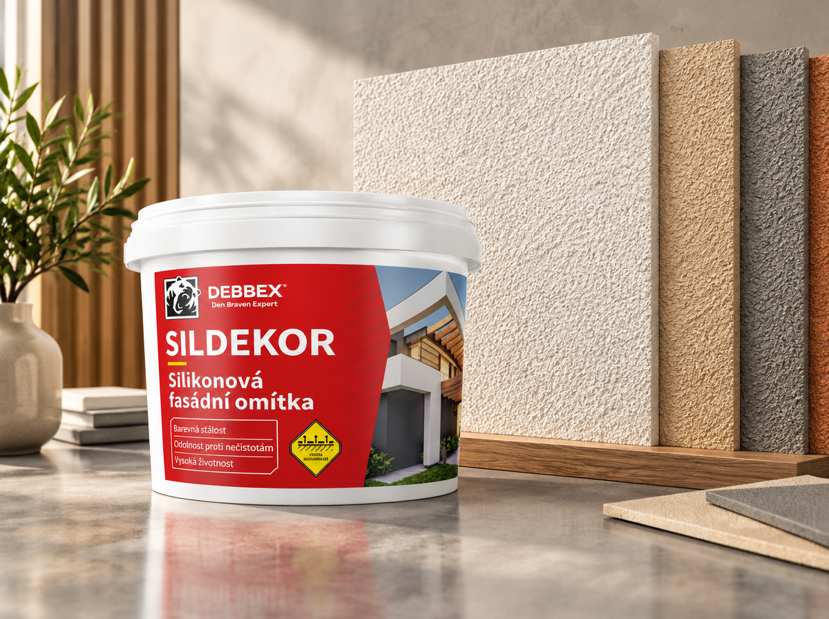 Fasádna omietka SILDEKOR 1,5mm Biela hladená