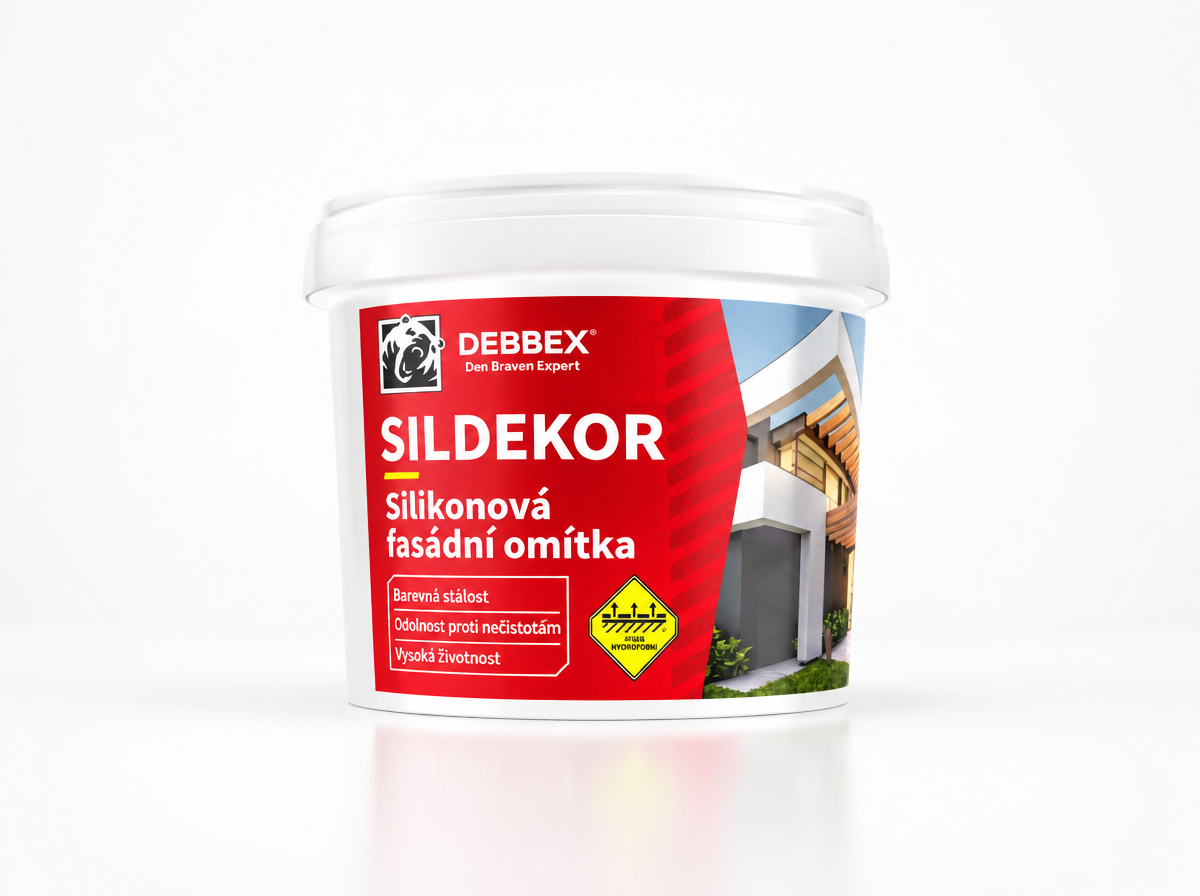 Fasádna omietka SILDEKOR 1,5mm Biela hladená