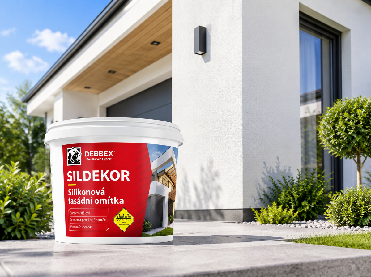 Fasádna omietka SILDEKOR 2mm Biela hladená