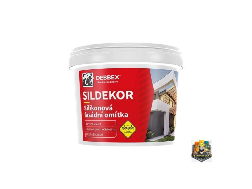 Fasádna omietka SILDEKOR 2mm Biela hladená