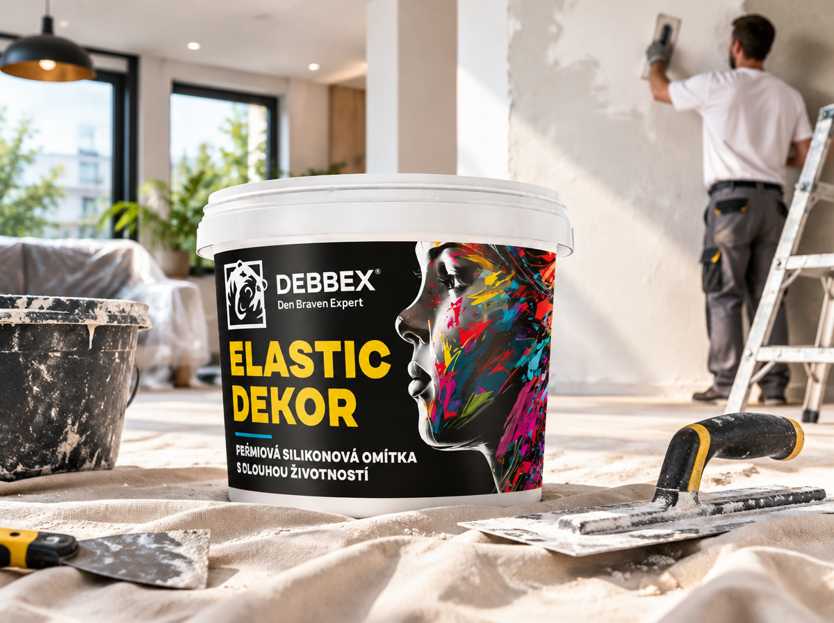 Fasádna omietka SILDEKOR ELASTIC 2mm Biela hladená
