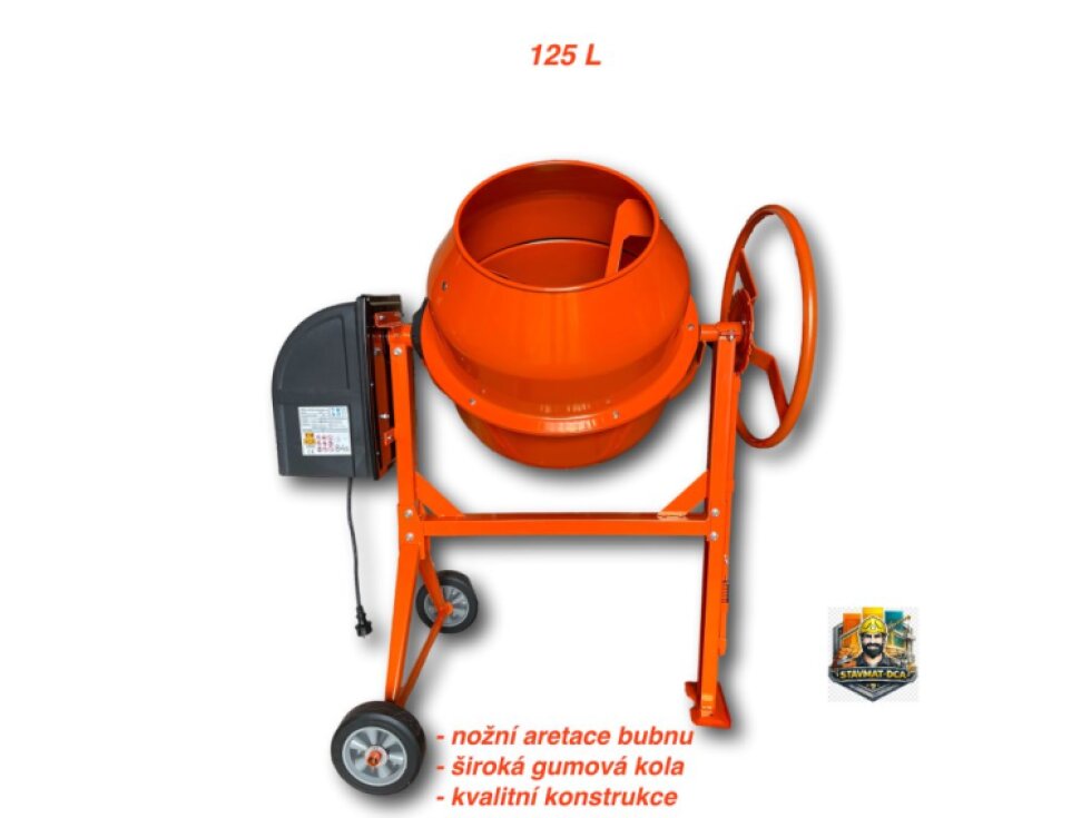 Stavebná miešačka Ma-tech 125L FB max
