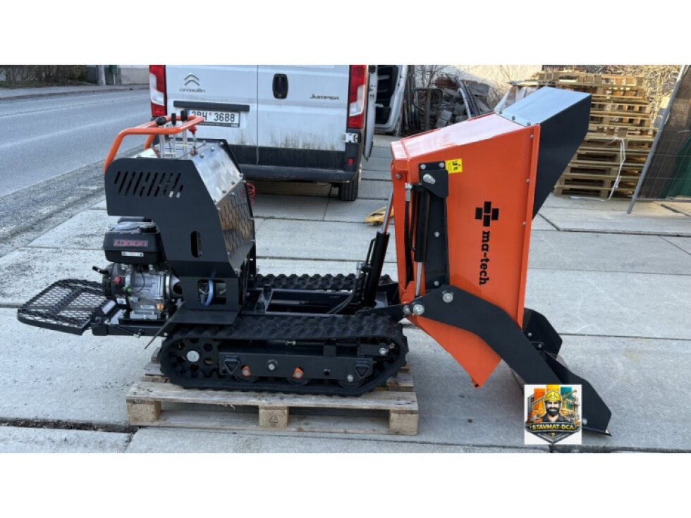 Ma-tech MDM-500 SLH Hydro pásový fúrik 500 kg s hydraulikou