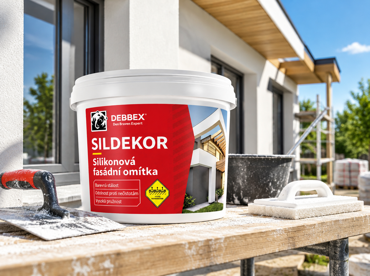 Fasádna omietka SILDEKOR 2mm Biela hladená