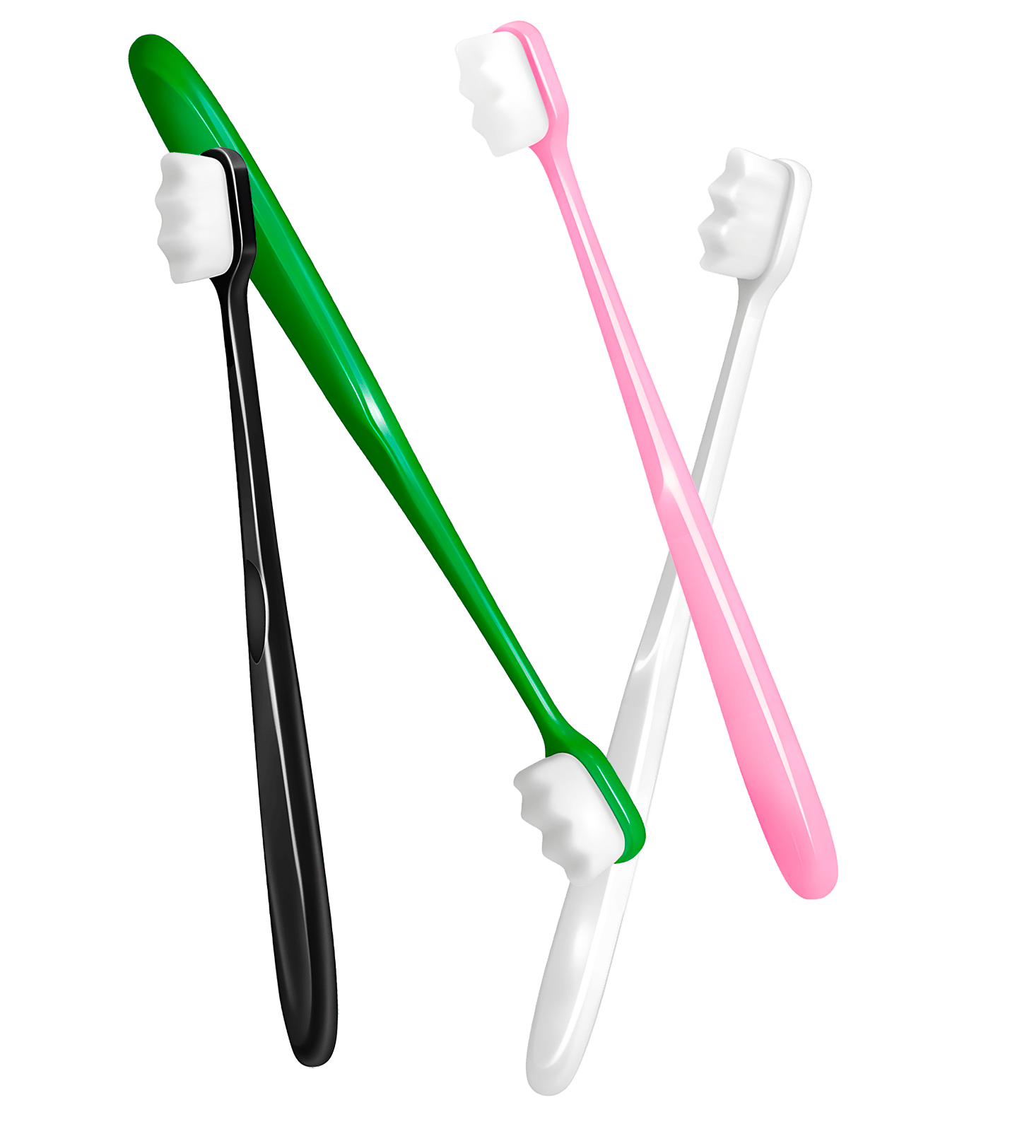 3+1 Ultrajemný zubní kartáček Nanosmile Multicolor