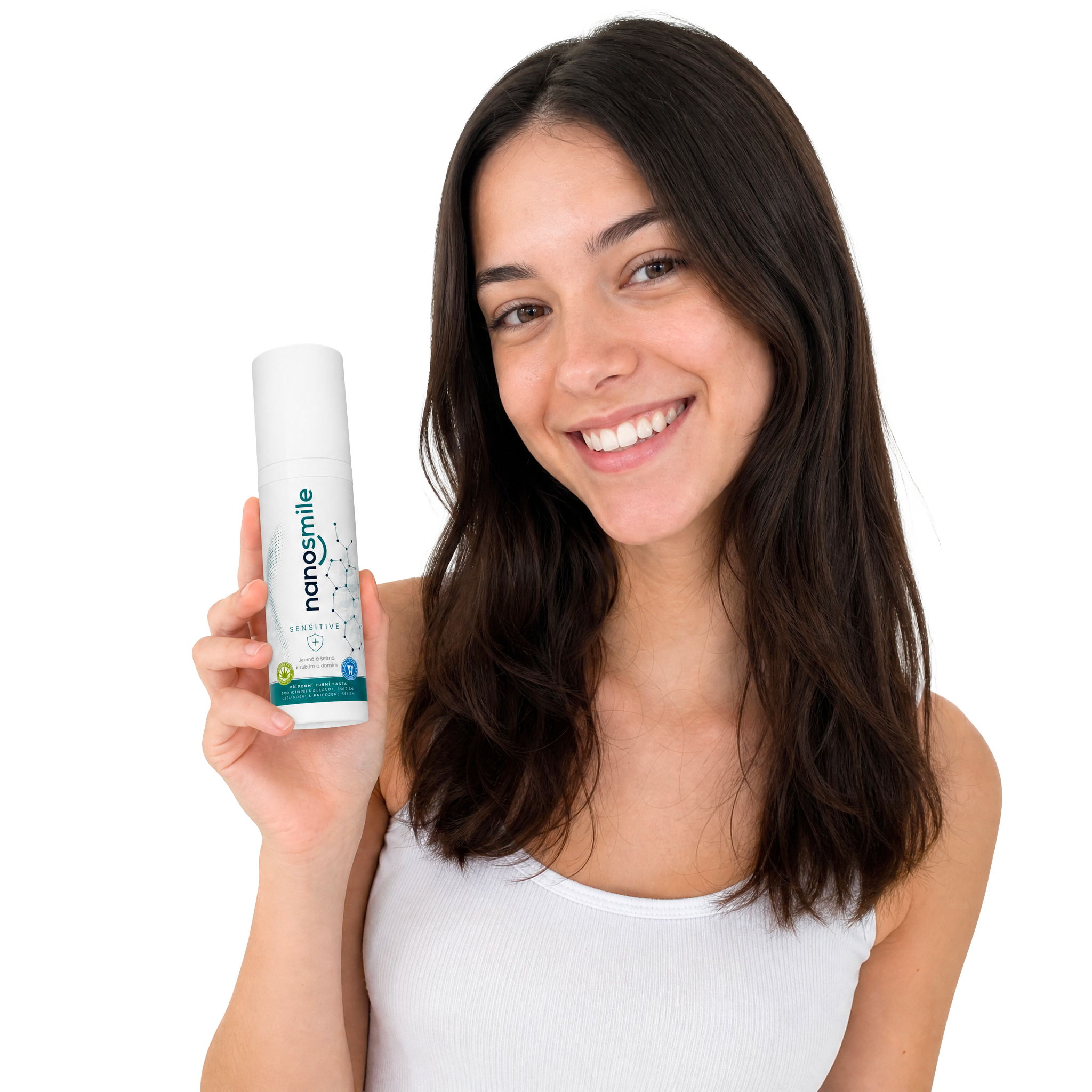 Šetrná přírodní zubní pasta Nanosmile Sensitive 75 ml