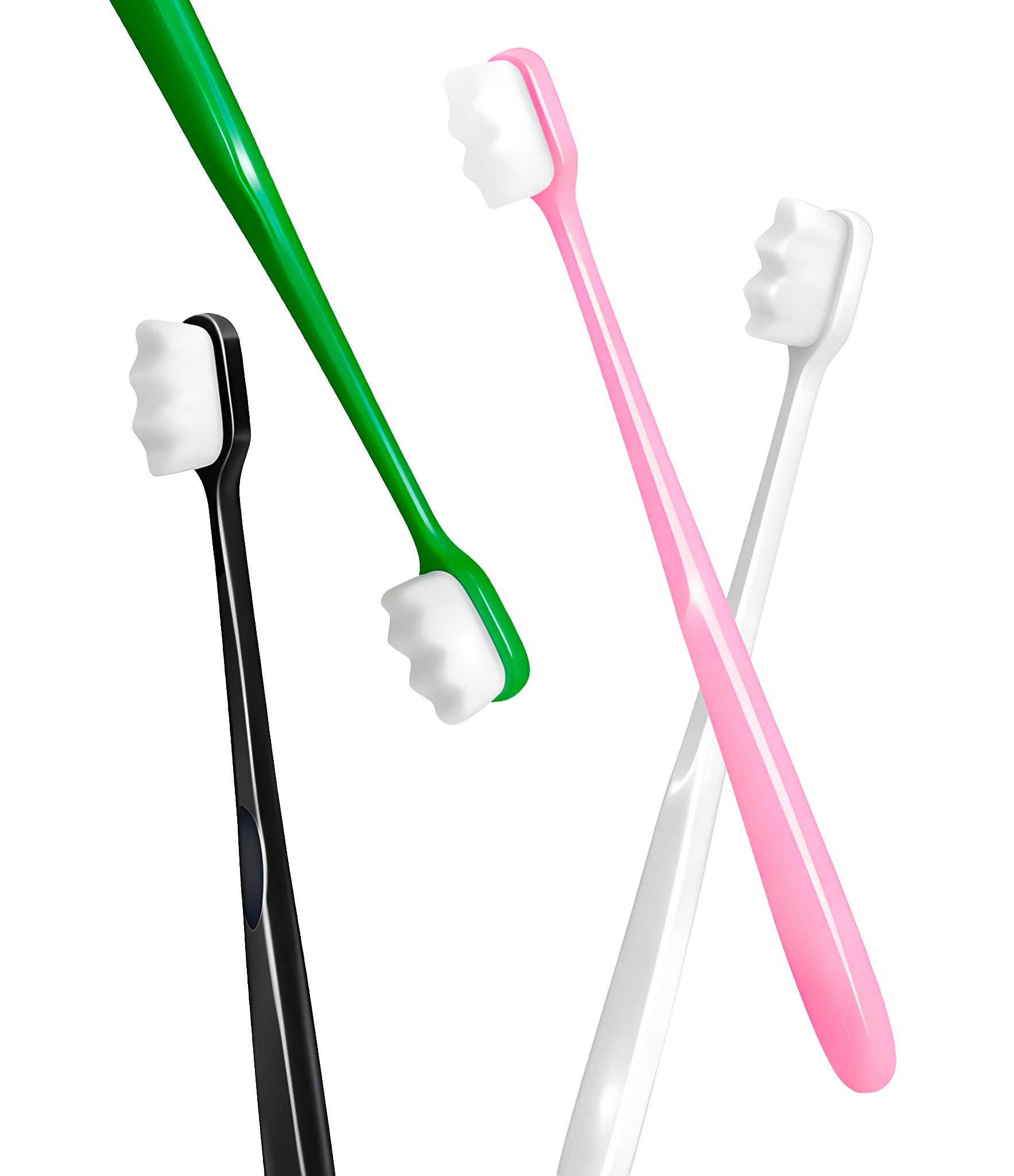 3+1 Ultrajemný zubní kartáček Nanosmile Colorful