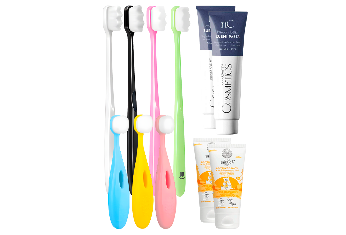 Family balíček kartáčků a past pro dospělé & děti