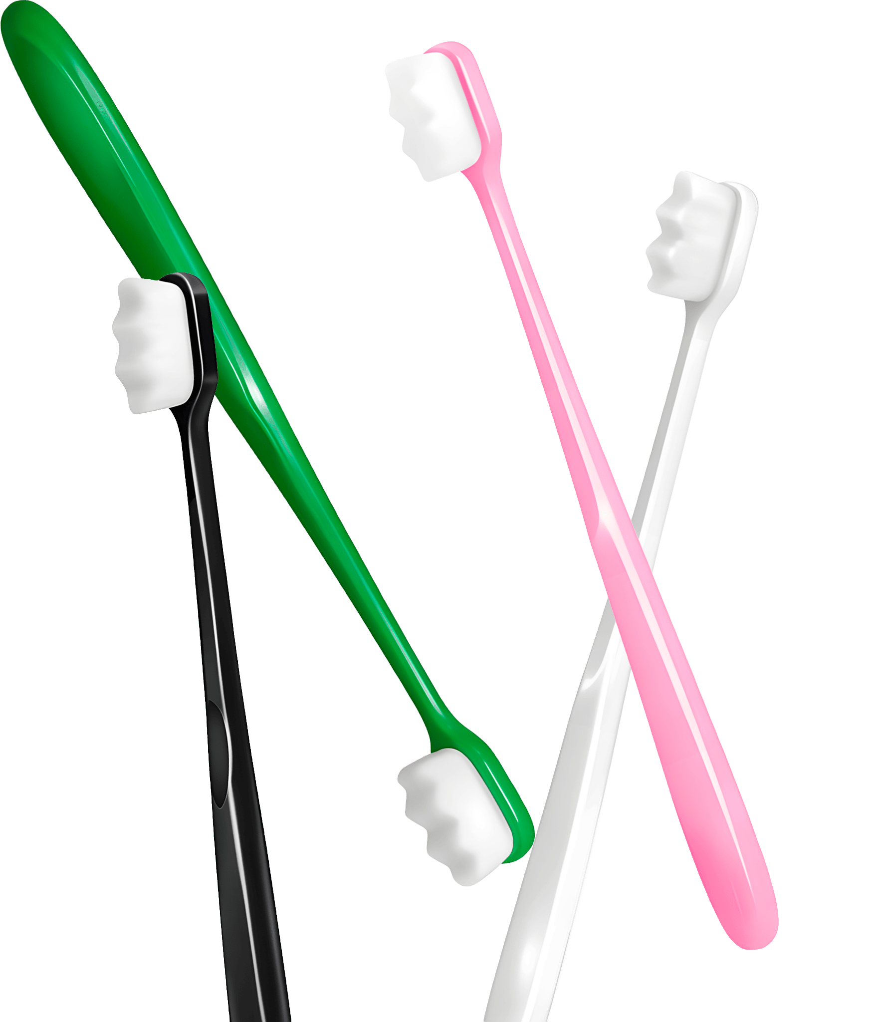 3+1 Ultrajemný zubní kartáček Nanosmile Colorful