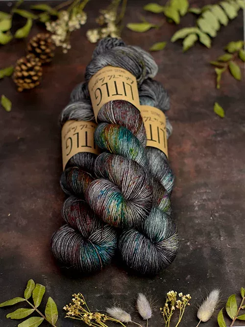 Příze LITLG singles Jade Grey 100% superwash merino 100 g