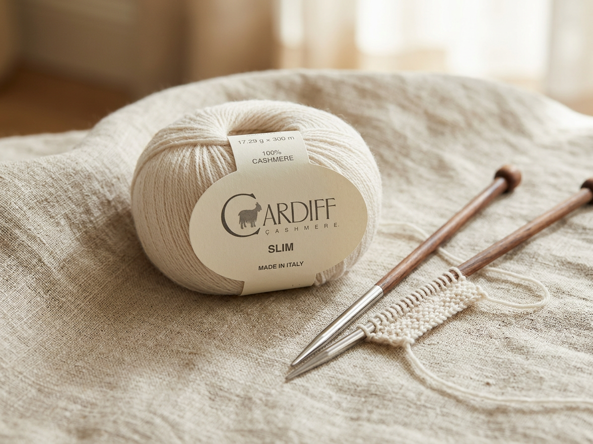 Cardiff Cashmere Slim 100% mongolský kašmír, 25 g / 336 m