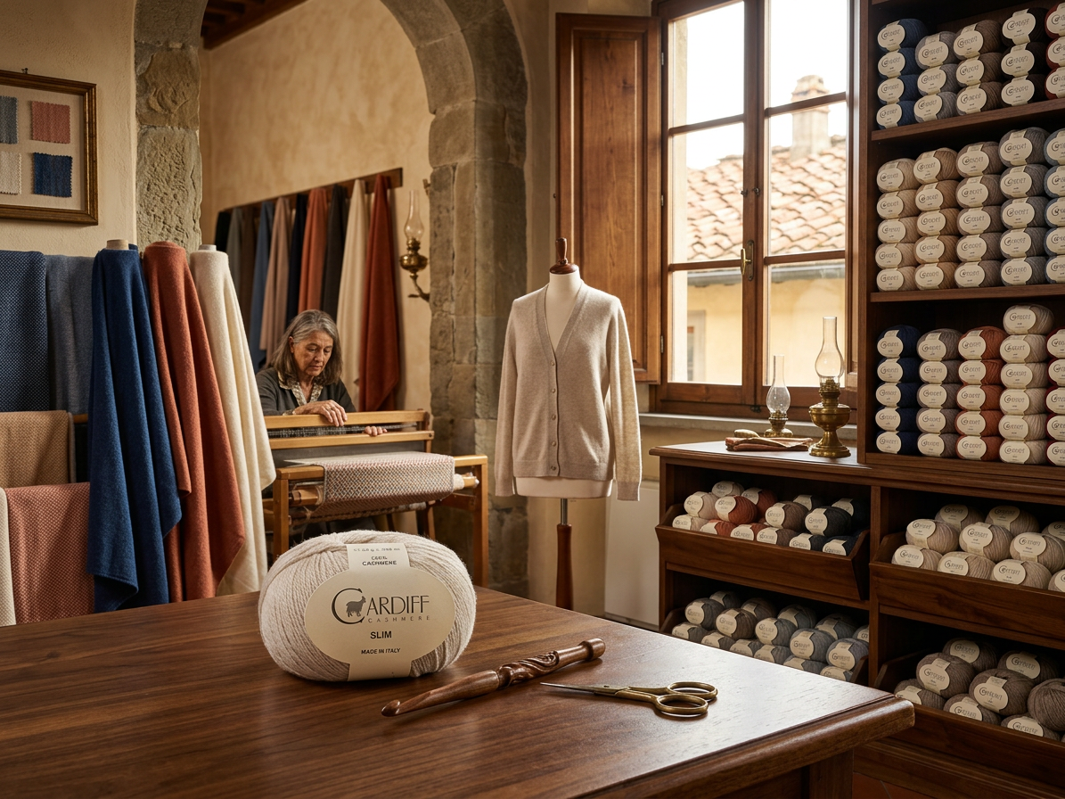 Cardiff Cashmere Slim 100% mongolský kašmír, 25 g / 336 m