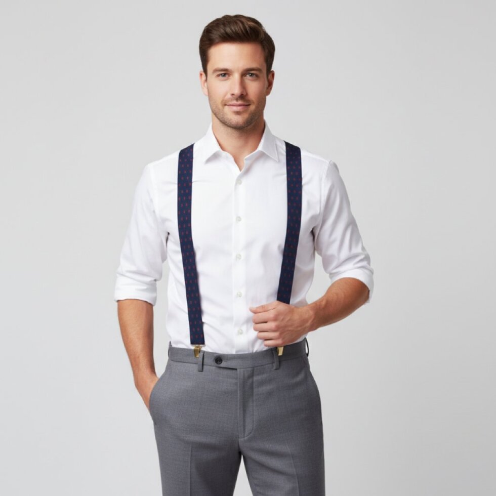 Kšandy pánské, modre MB2060