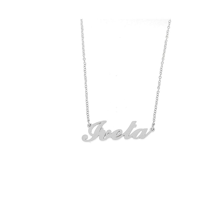 Elegantní řetízek z chirurgické oceli Iveta - Stříbrný