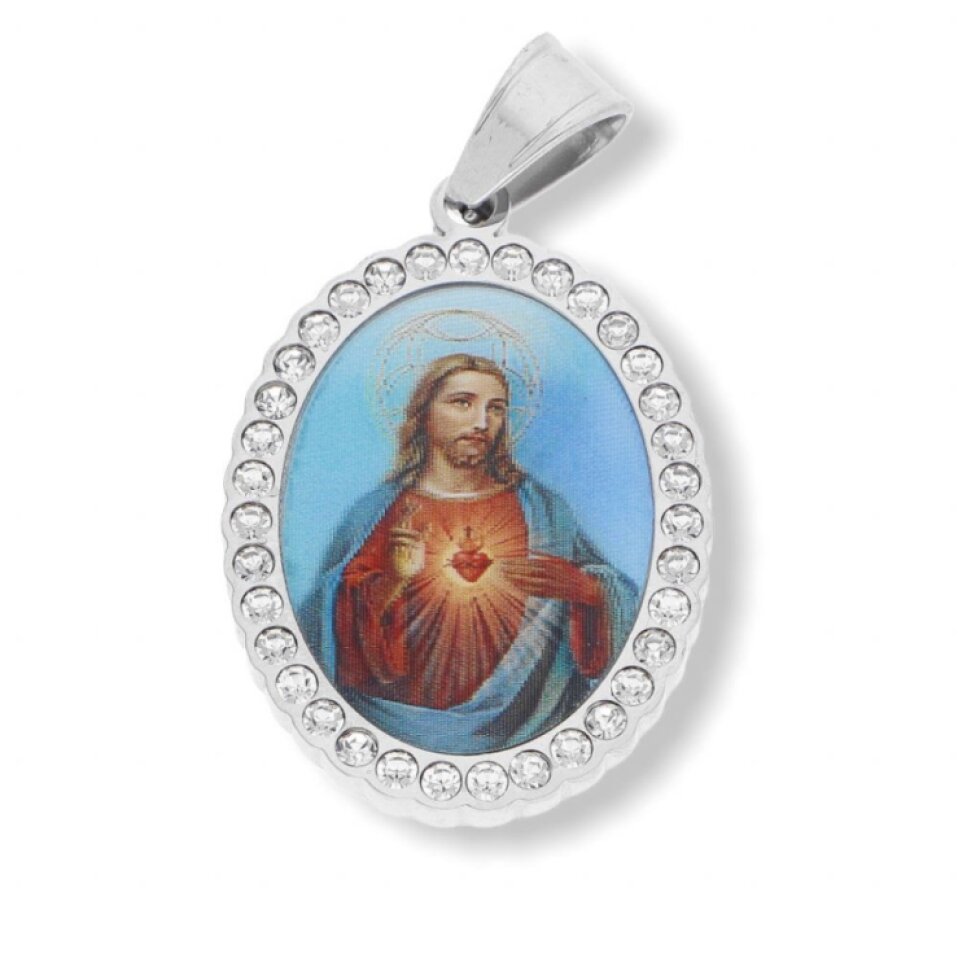 Přívěsek Ježis s krystalky