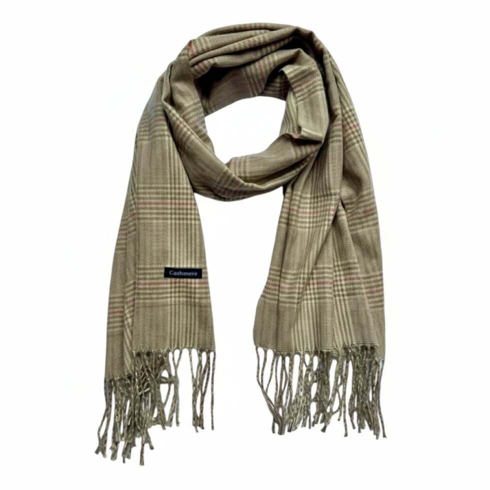 Luxusní kašmírová kostkovaná šála 180x65 cm