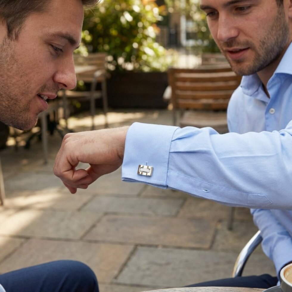 Luxusní manžetové knoflíky z chirurgické oceli