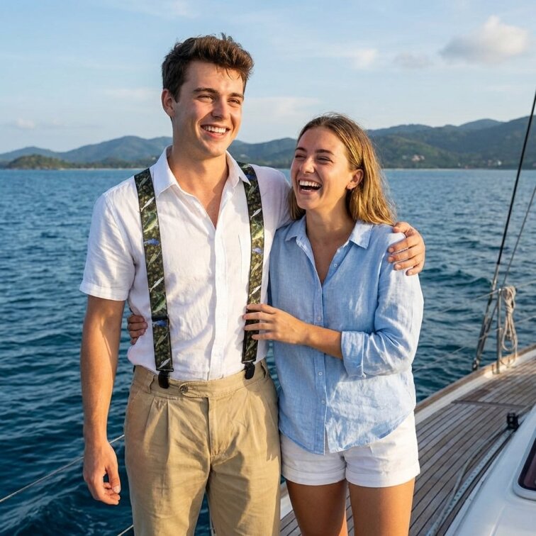 Rybářské kšandy TK241