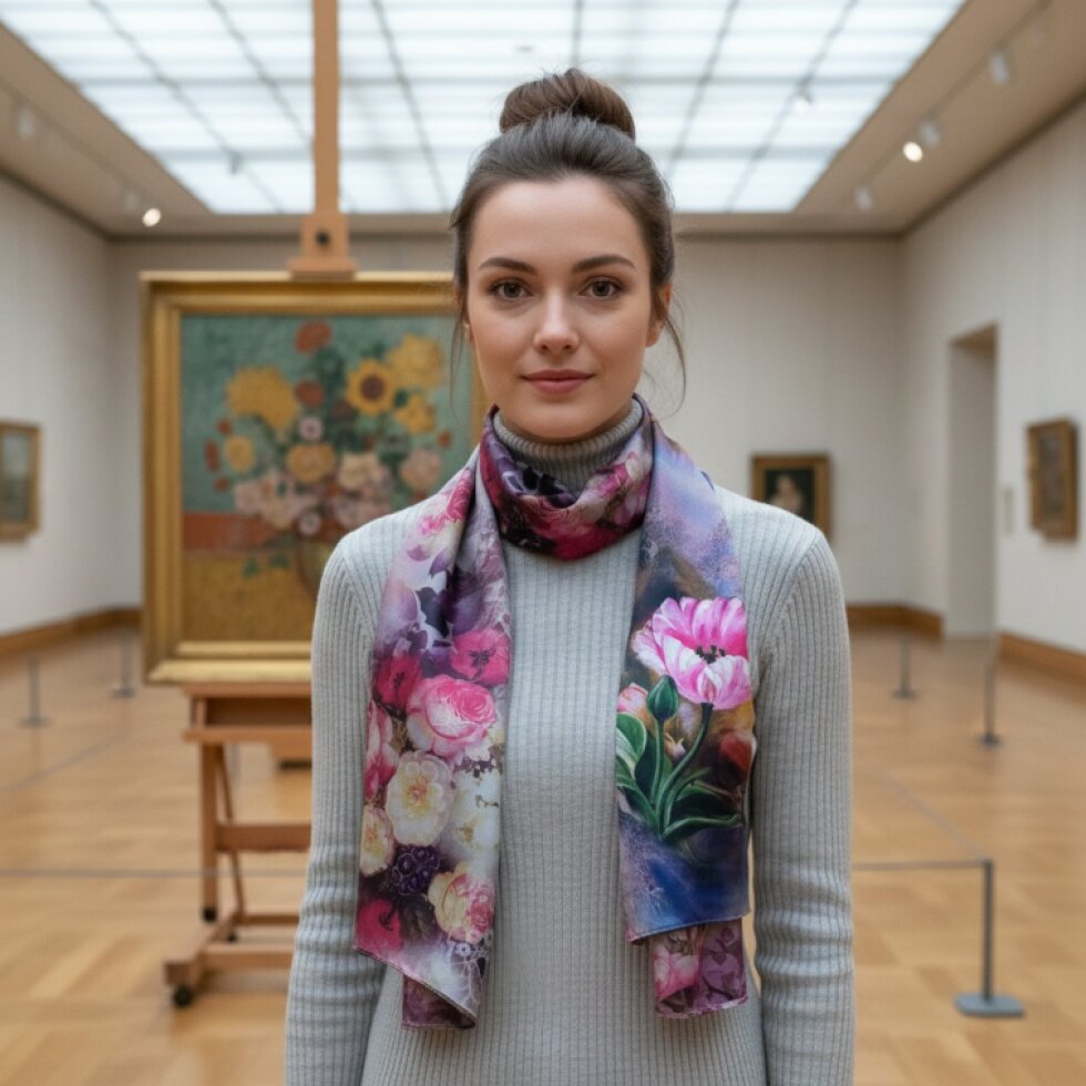 Luxusní oboustranný šátek Reverza-wa-114 170x75cm