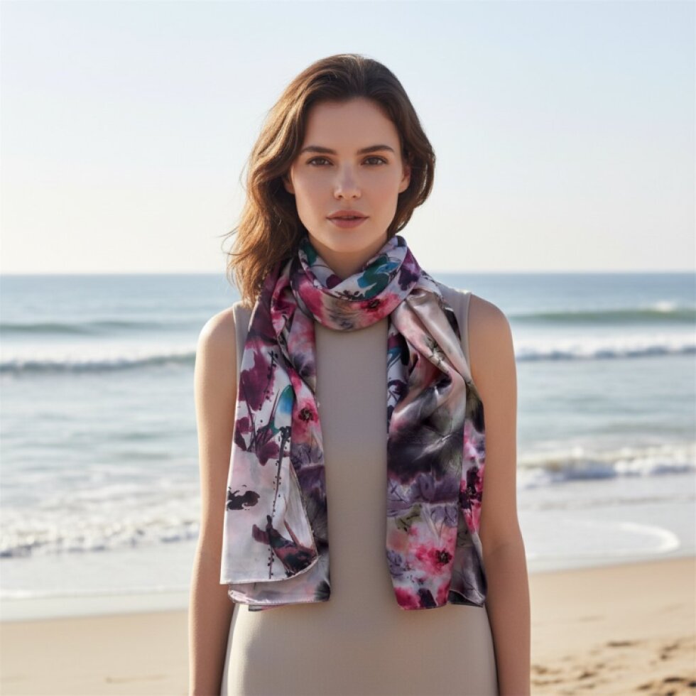 Luxusní oboustranný šátek 170x75 cm Reverza-wa-111