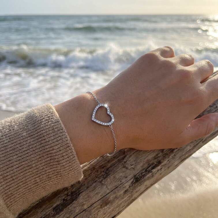 Dámský náramek z chirurgické oceli CKR767