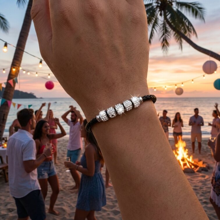 Dámsky náramek trinidad černý