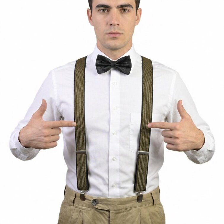 Kšandy pánské zelené MB2059