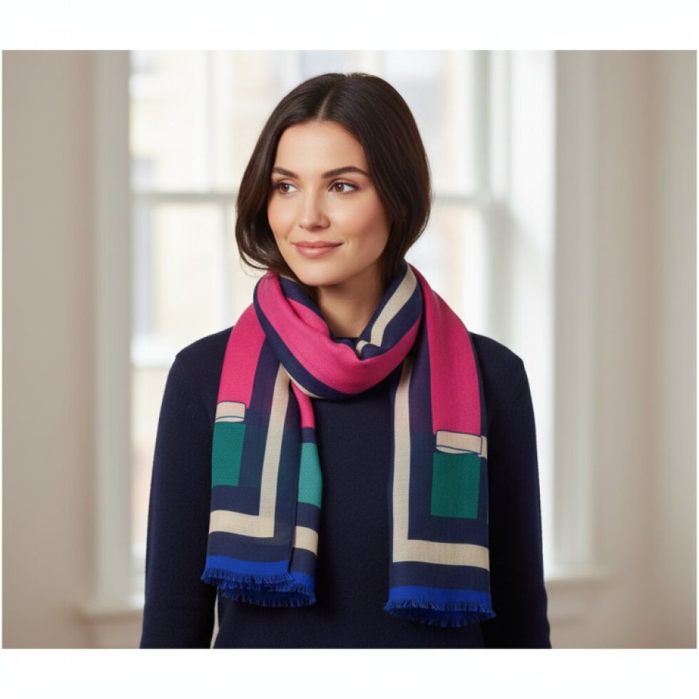 Elegantní Dámský Šátek Lemira-wa-145, 185x90 cm