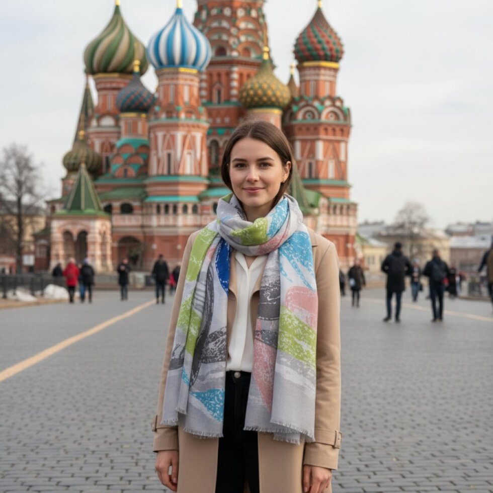 Dámský šátek Rozária-wa-154 - Květinový vzor, 180x90 cm