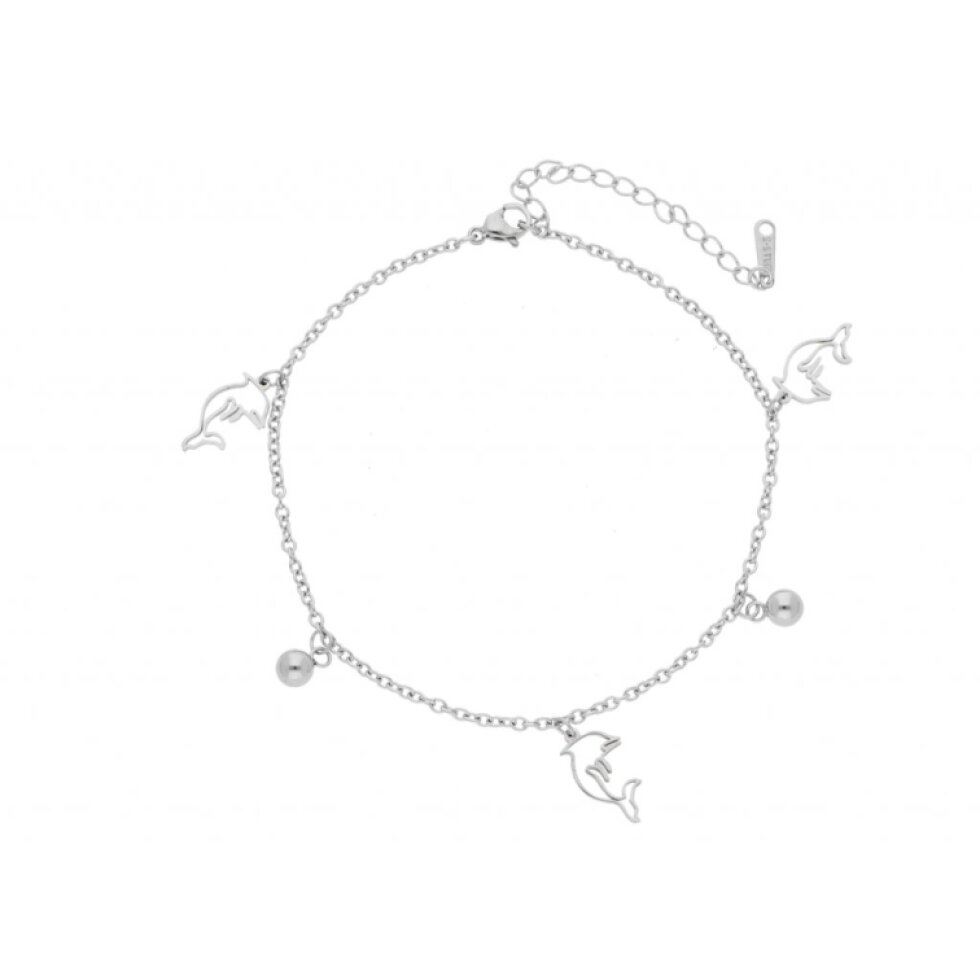 Řetízek na kotník delfín