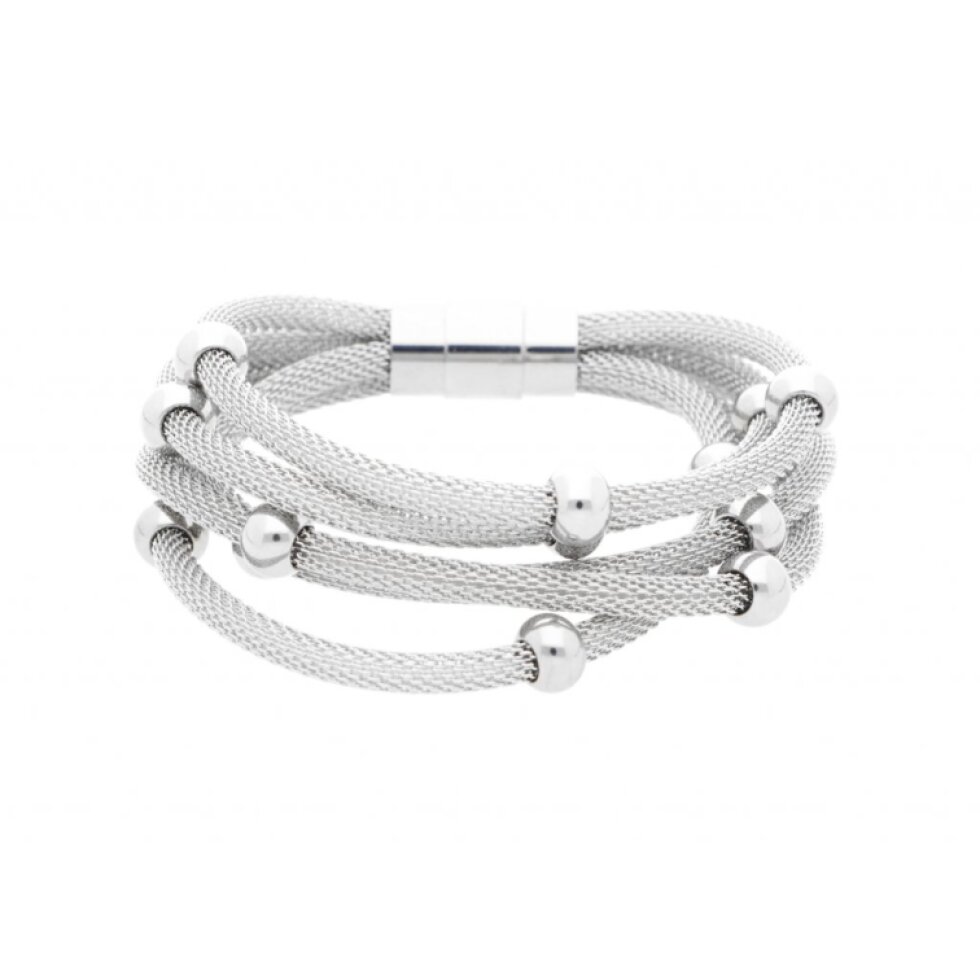 Elegantní stříbrný náramek CKR781 z chirurgické oceli, 20 cm