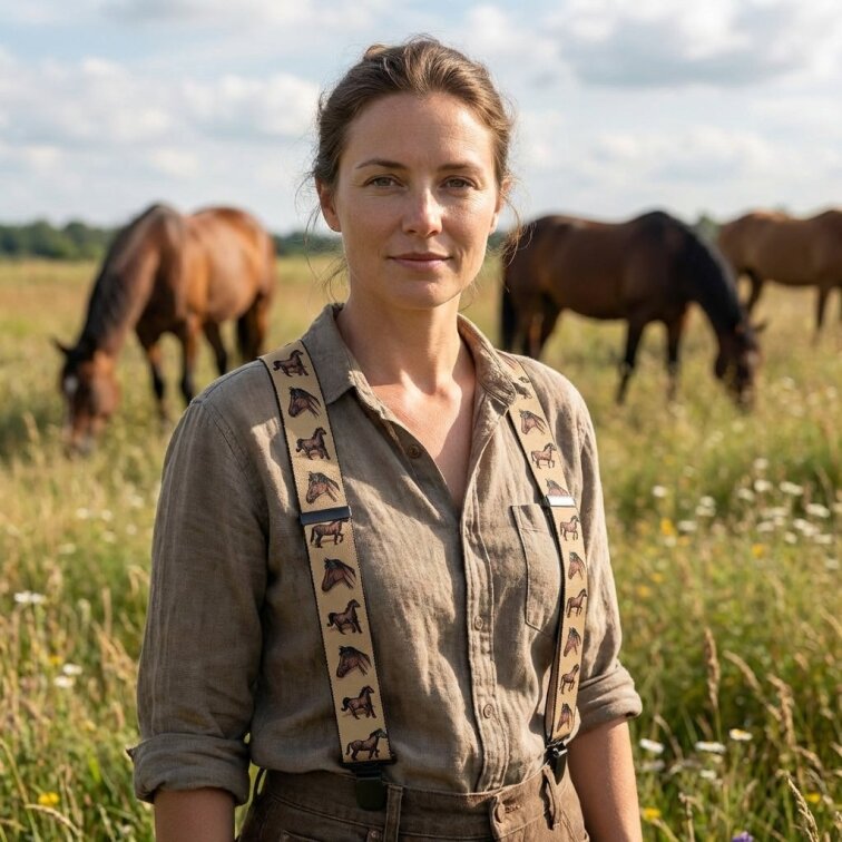 Kšandy s motivem koně TK246