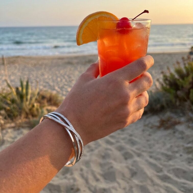 Dámský náramek z chirurgické oceli SL654