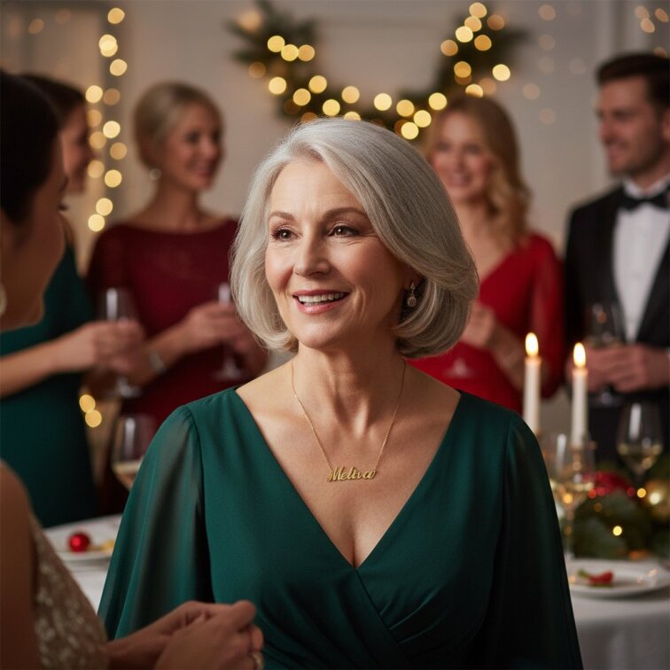 Řetízek z oceli se jménem Melisa zlatá ocel