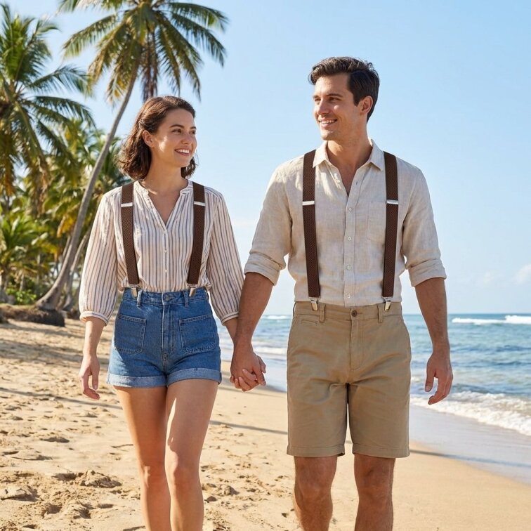 Kšandy pánské hnědé MB2060