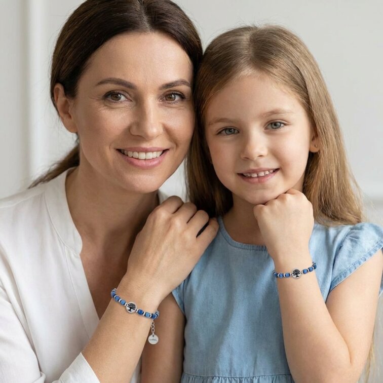 Dámsky ocelový náramek se stromem života