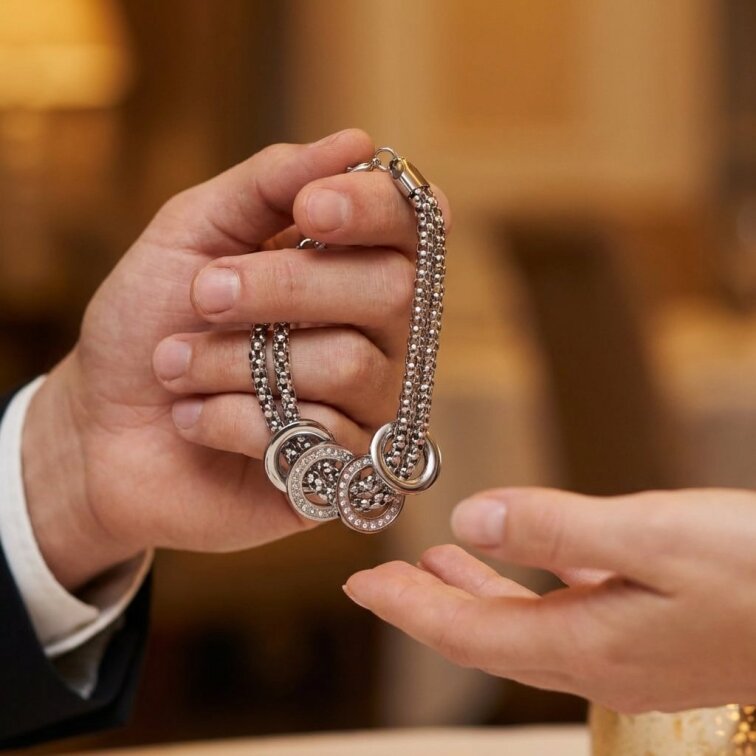 Dámsky ocelový náramek