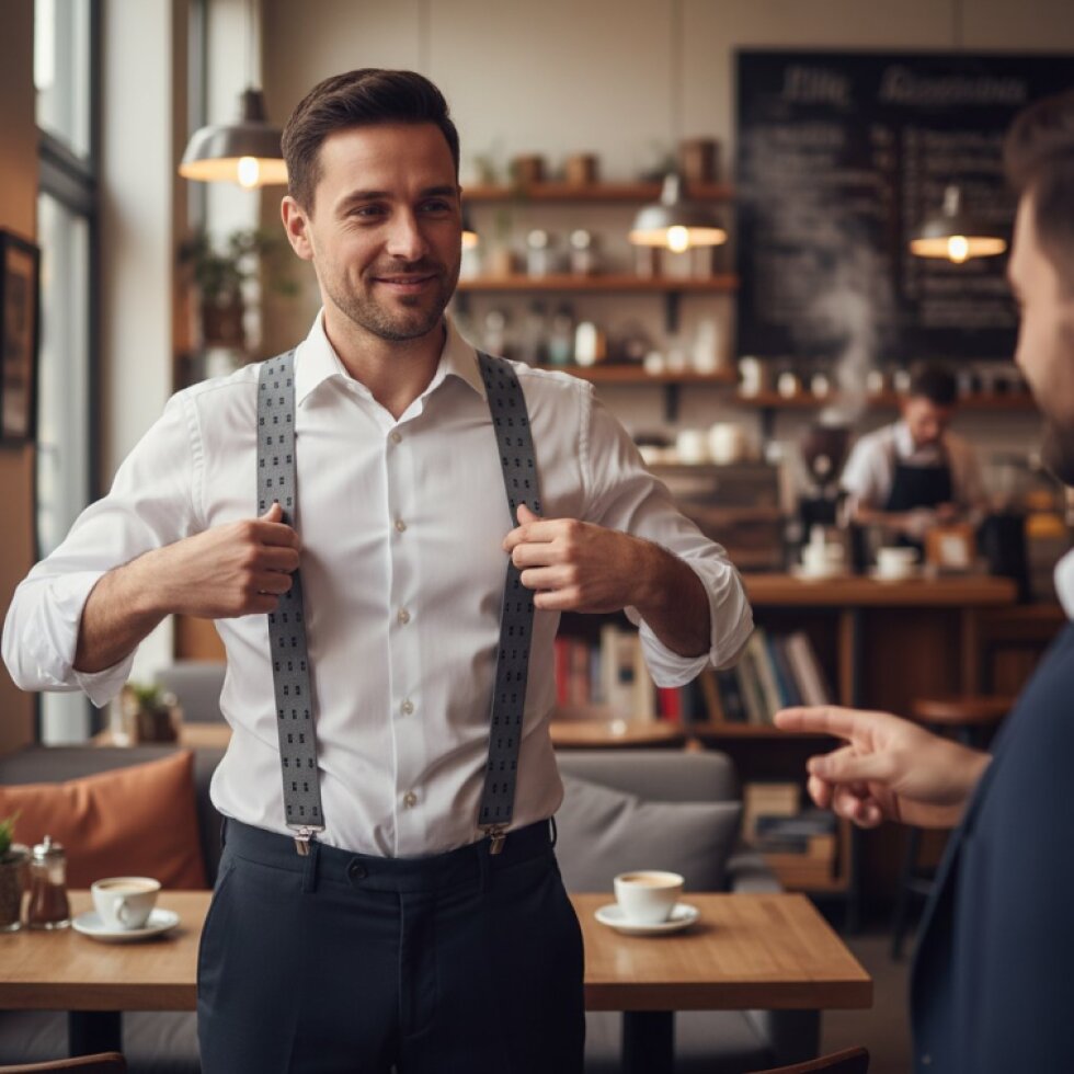 Kšandy pánské, šedé MB2059