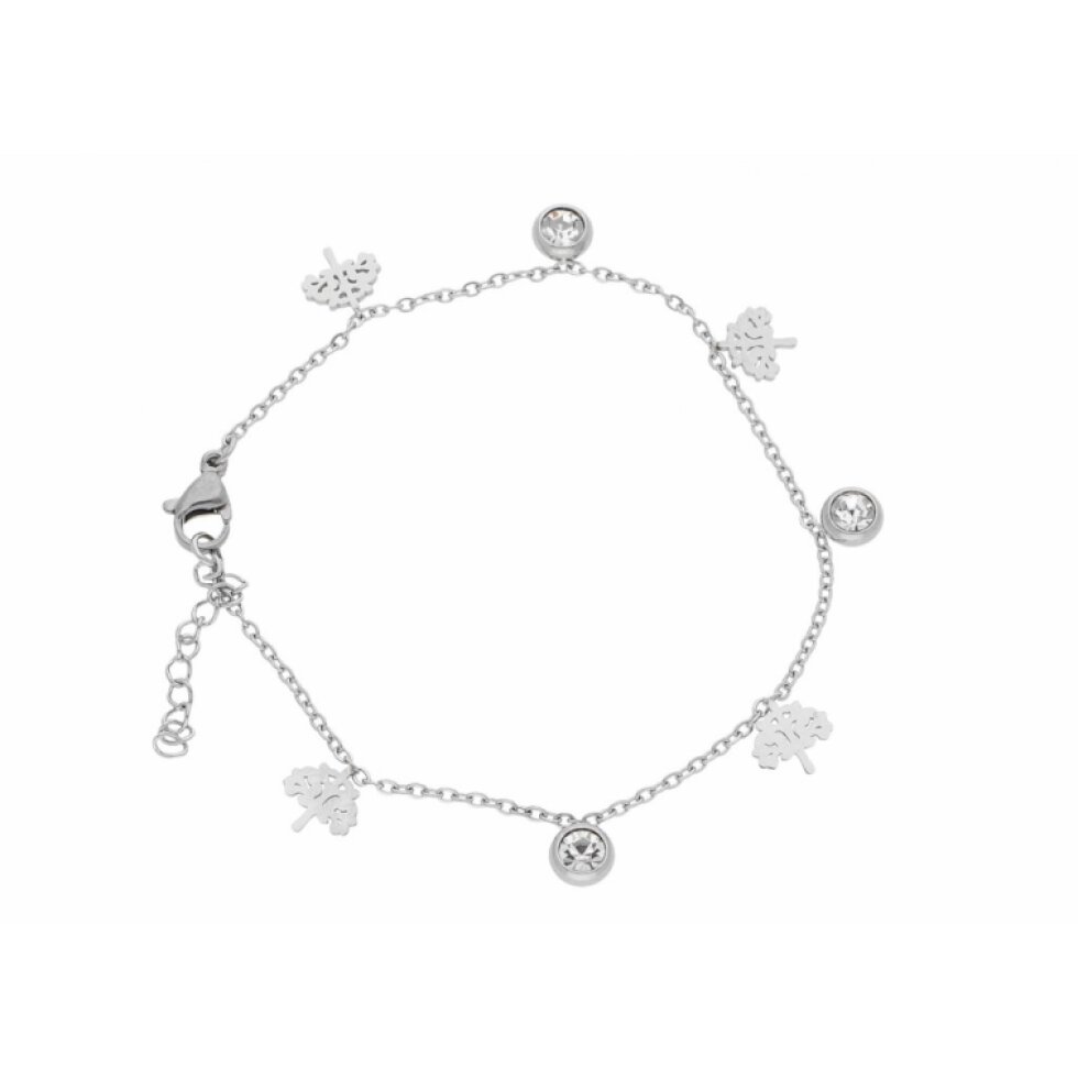 Dámský náramek stříbrný z chirurgické oceli