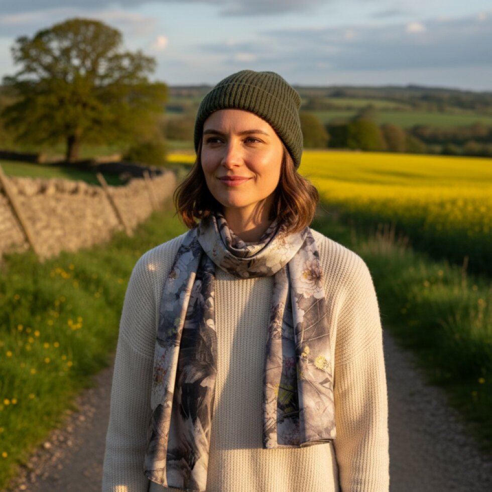 Luxusní oboustranný šátek Reverza-wa-115 170x75 cm