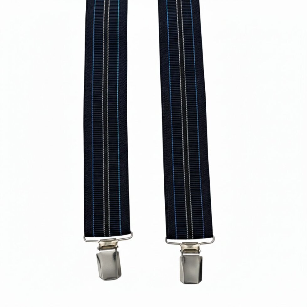 Kšandy pánské, modre pruhované MB2056