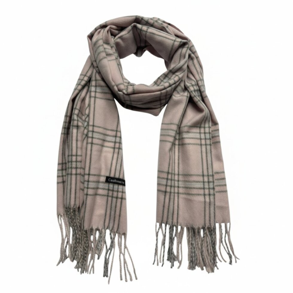 Luxusní Kašmírová Dámská Kostkovaná Šála 180x65 cm