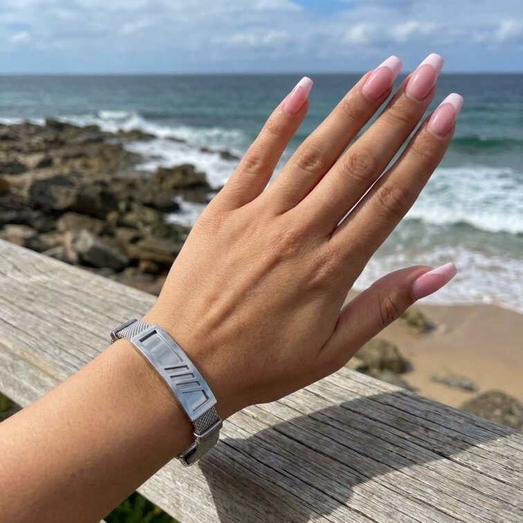 Dámský náramek stříbrný z chirurgické oceli CKR778