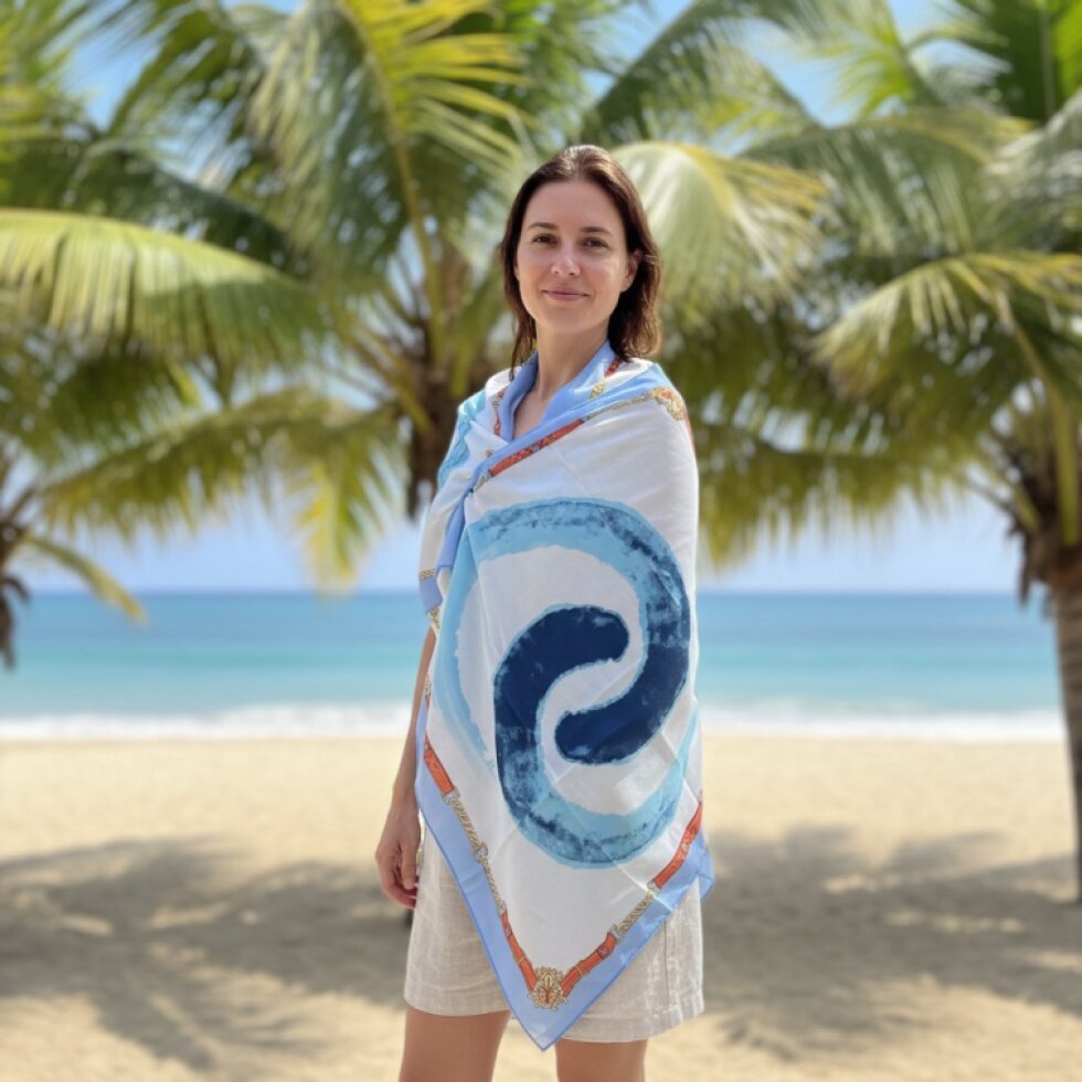 Dámský šátek Spirals Elegance 180x80 cm - Luxusní design