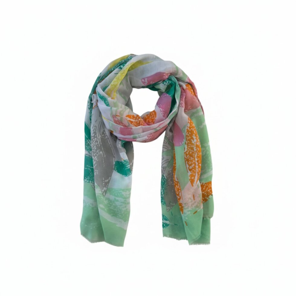 Dámská šála Rozária 180×90 cm s květinovým vzorem