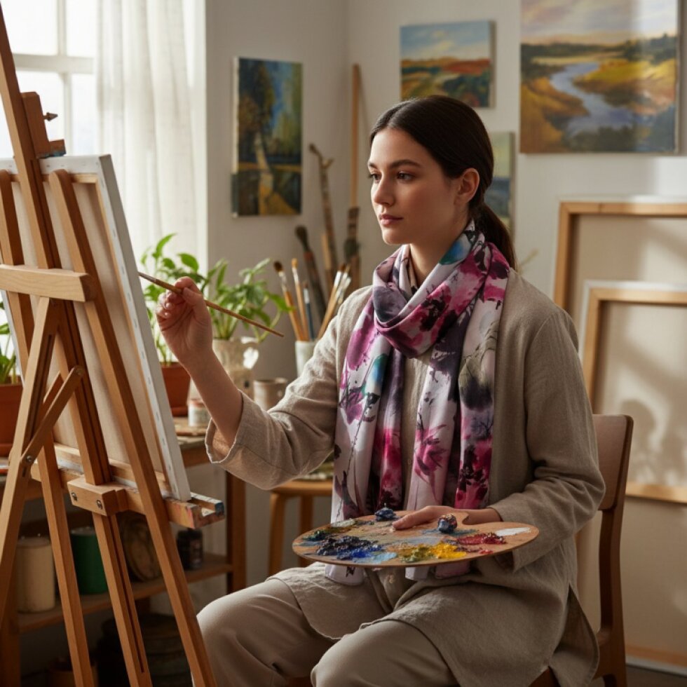 Luxusní oboustranný šátek 170x75 cm Reverza-wa-111