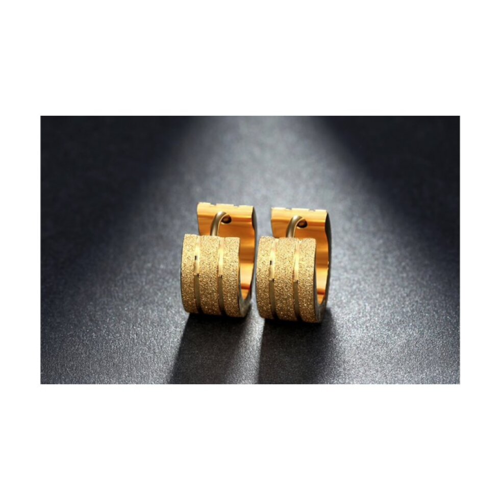 Náušnice kroužky z chirurgické oceli 13 mm, elegantní a hypoalergenní