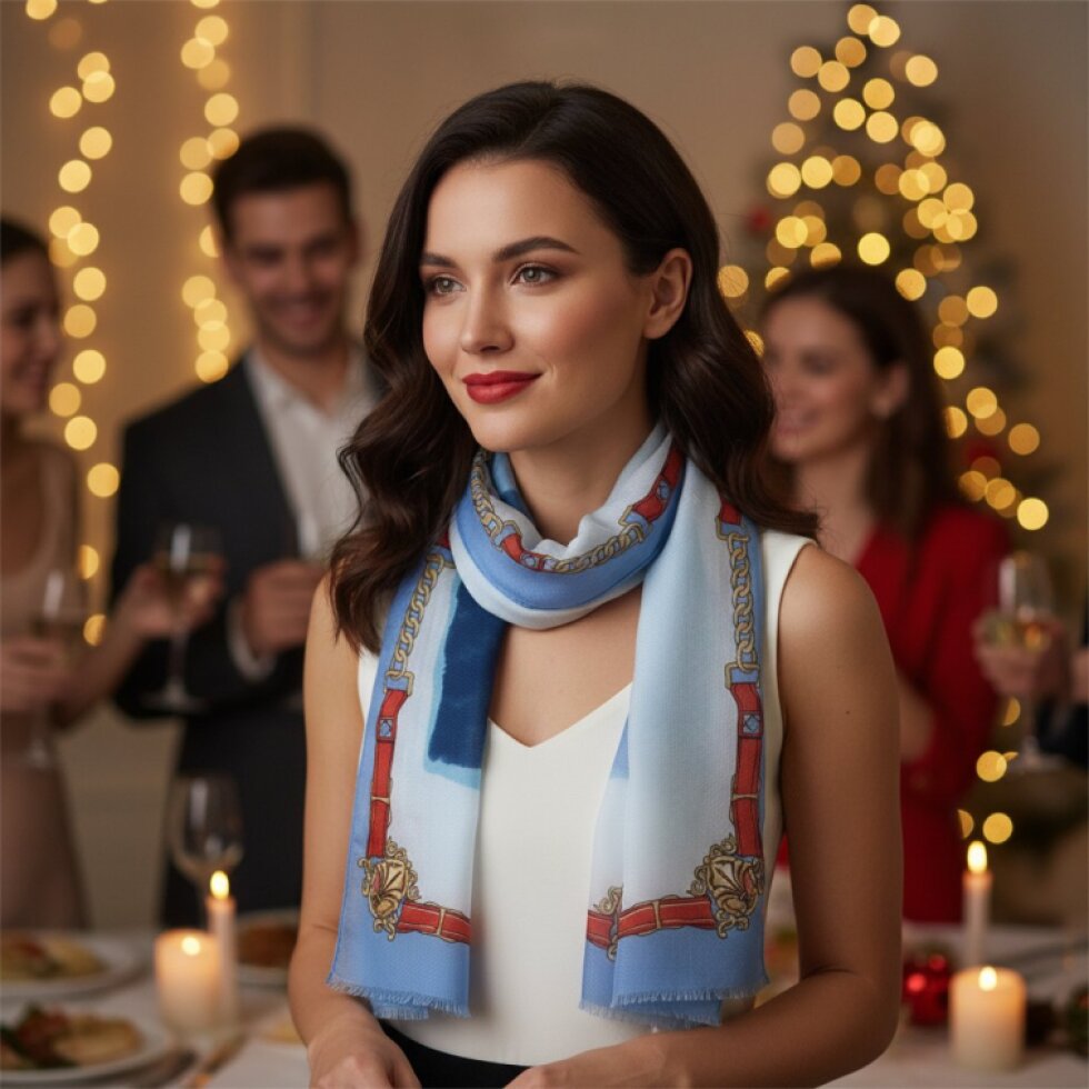 Dámský šátek Spirals Elegance 180x80 cm - Luxusní design